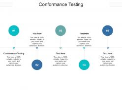 Conformance testing ppt powerpoint presentation styles show cpb