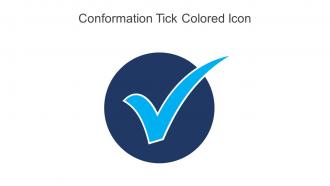 Conformation Tick Colored Icon In Powerpoint Pptx Png And Editable Eps Format