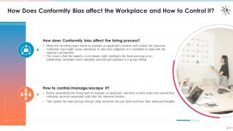 Conformity bias affect at workplace and techniques to control it edu ppt