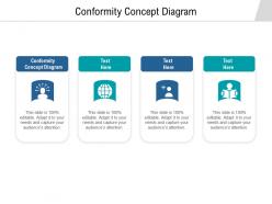 Conformity concept diagram ppt powerpoint presentation inspiration gridlines cpb