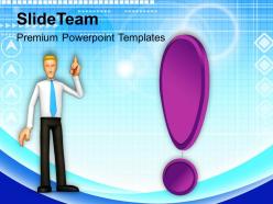 Confused business man strategy business powerpoint templates ppt themes and graphics 0213