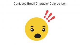 Confused Emoji Character Colored Icon In Powerpoint Pptx Png And Editable Eps Format