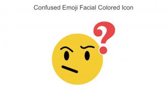 Confused Emoji Facial Colored Icon In Powerpoint Pptx Png And Editable Eps Format