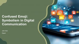 Confused Emoji Symbolism In Digital Communication PPT Information AT