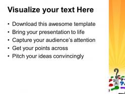 Confusion and raising questions in mind powerpoint templates ppt themes and graphics 0513
