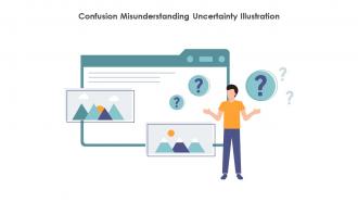 Confusion Misunderstanding Uncertainty Illustration
