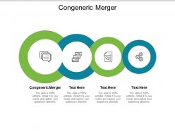 Congeneric merger ppt powerpoint presentation summary pictures cpb