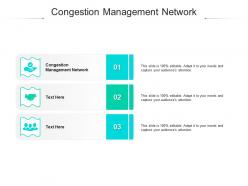 Congestion management network ppt powerpoint presentation visual aids pictures cpb