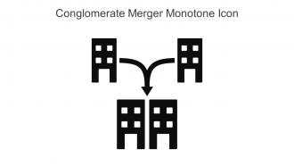 Conglomerate Merger Monotone Icon In Powerpoint Pptx Png And Editable Eps Format