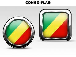 Congo country powerpoint flags