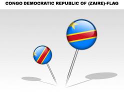 Congo democratic republic zaire country powerpoint flags