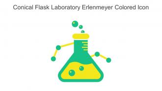Conical Flask Laboratory Erlenmeyer Colored Icon In Powerpoint Pptx Png And Editable Eps Format