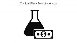 Conical Flask Monotone Icon In Powerpoint Pptx Png And Editable Eps Format