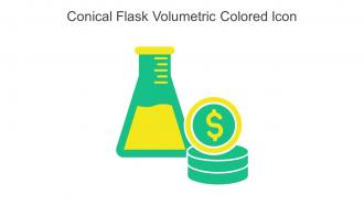Conical Flask Volumetric Colored Icon In Powerpoint Pptx Png And Editable Eps Format