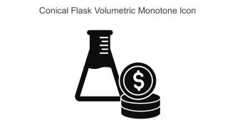 Conical Flask Volumetric Monotone Icon In Powerpoint Pptx Png And Editable Eps Format