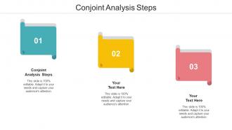 Conjoint Analysis Steps Ppt Powerpoint Presentation Infographic Template Microsoft Cpb