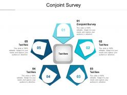 Conjoint survey ppt powerpoint presentation professional design templates cpb