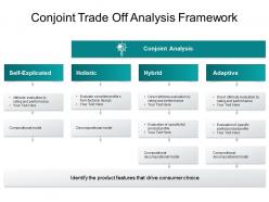 Conjoint Trade Off Analysis Framework