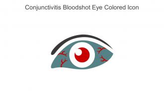 Conjunctivitis Bloodshot Eye Colored Icon In Powerpoint Pptx Png And Editable Eps Format