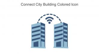 Connect City Building Colored Icon In Powerpoint Pptx Png And Editable Eps Format
