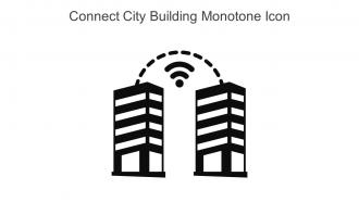 Connect City Building Monotone Icon In Powerpoint Pptx Png And Editable Eps Format