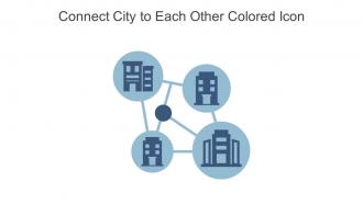 Connect City To Each Other Colored Icon In Powerpoint Pptx Png And Editable Eps Format