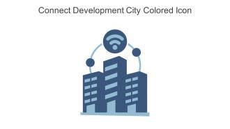 Connect Development City Colored Icon In Powerpoint Pptx Png And Editable Eps Format