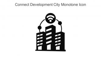 Connect Development City Monotone Icon In Powerpoint Pptx Png And Editable Eps Format