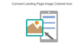 Connect Landing Page Image Colored Icon In Powerpoint Pptx Png And Editable Eps Format