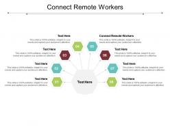 Connect remote workers ppt powerpoint presentation portfolio layouts cpb