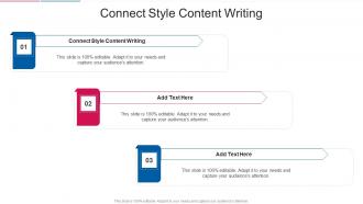 Connect Style Content Writing In Powerpoint And Google Slides Cpb