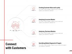 Connect with customers loyalty ppt powerpoint presentation inspiration background