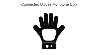 Connected Gloves Monotone Icon In Powerpoint Pptx Png And Editable Eps Format