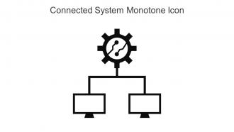 Connected System Monotone Icon In Powerpoint Pptx Png And Editable Eps Format