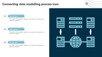 Connecting Data Modelling Process Icon