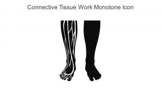 Connective Tissue Work Monotone Icon In Powerpoint Pptx Png And Editable Eps Format