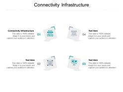 Connectivity infrastructure ppt powerpoint presentation summary maker cpb