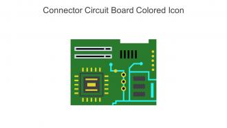 Connector Circuit Board Colored Icon In Powerpoint Pptx Png And Editable Eps Format