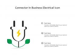 Connector In Business Electrical Icon