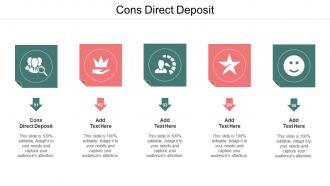Cons Direct Deposit Ppt Powerpoint Presentation Styles Portfolio Cpb