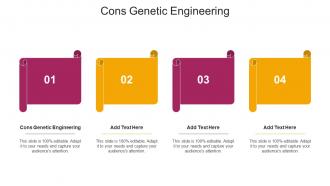 Cons Genetic Engineering Ppt Powerpoint Presentation Ideas Layout Cpb