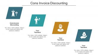 Cons Invoice Discounting Ppt Powerpoint Presentation Pictures Graphics Example Cpb