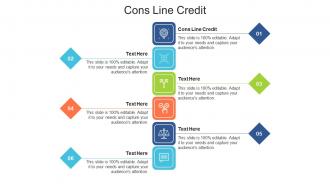 Cons line credit ppt powerpoint presentation professional files cpb