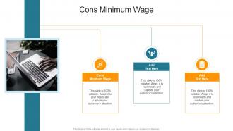 Cons Minimum Wage In Powerpoint And Google Slides Cpb