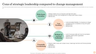 Cons Of Leadership Mastering Transformation Change Management Vs Change Leadership CM SS