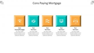 Cons paying mortgage ppt powerpoint presentation infographic template examples cpb