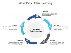 Cons pros online learning ppt powerpoint presentation styles introduction cpb
