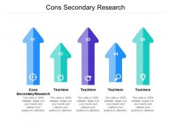 Cons secondary research ppt powerpoint presentation ideas sample cpb