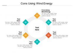 Cons using wind energy ppt powerpoint presentation gallery maker cpb