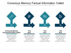 Conscious memory factual information called ppt powerpoint presentation infographics templates cpb